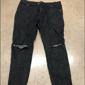 Fair play cropped ripped jeans